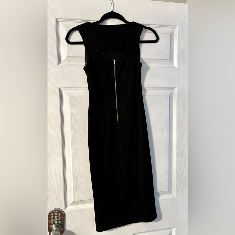 Marciano Black dress. Snake print pattern. Size 2.